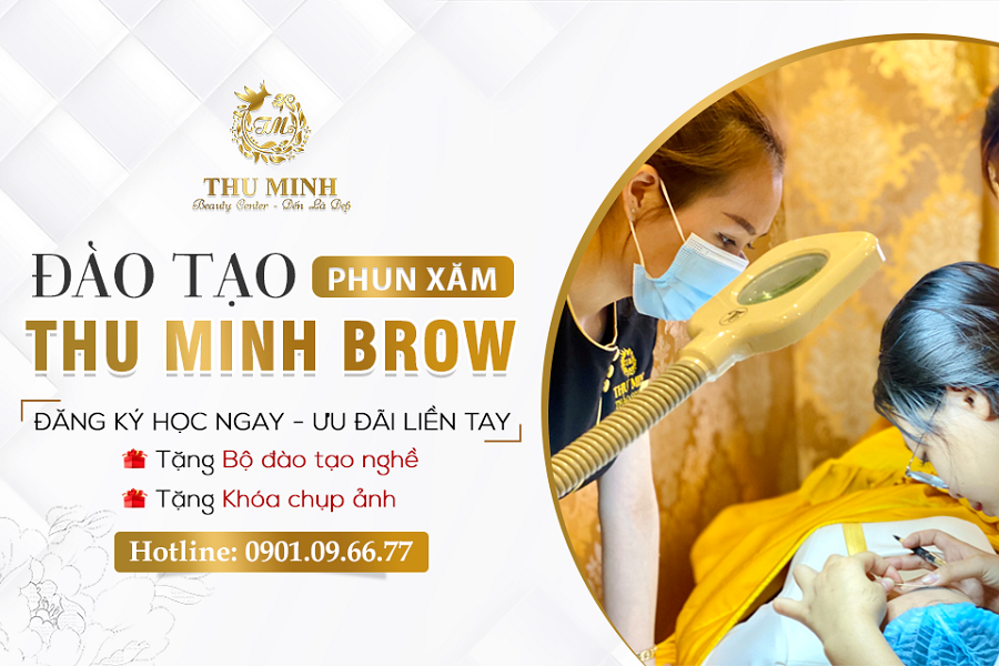 KHOÁ HỌC THU MINH BROW – XU HƯỚNG PHU MÀY SIÊU THỰC 2025