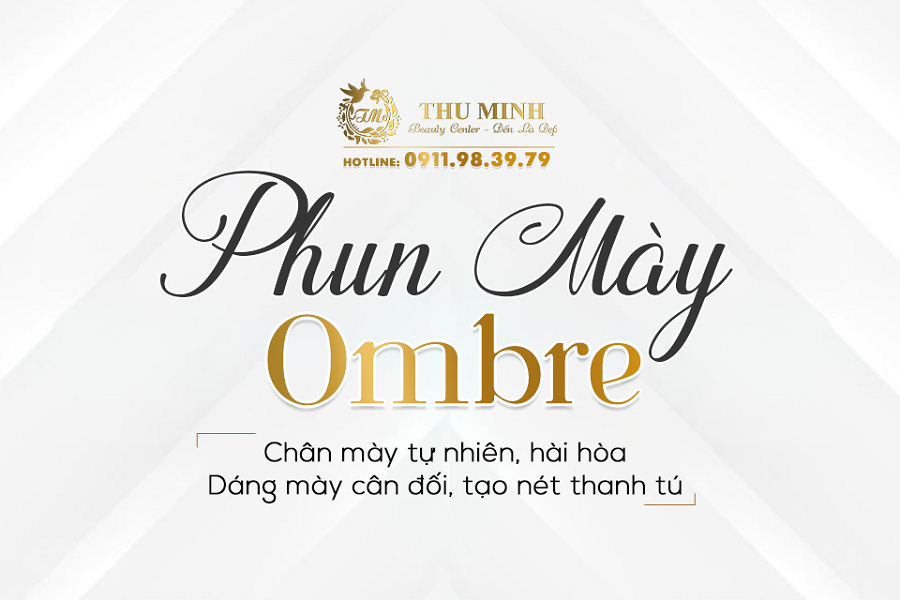 Phun mày Ombre